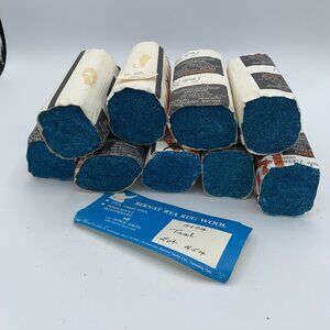Bernat RYA Rug 100% Virgin Wool - 4 1/2” Pre-Cut -NOS- Teal Lot- 4674 - 9 Skein